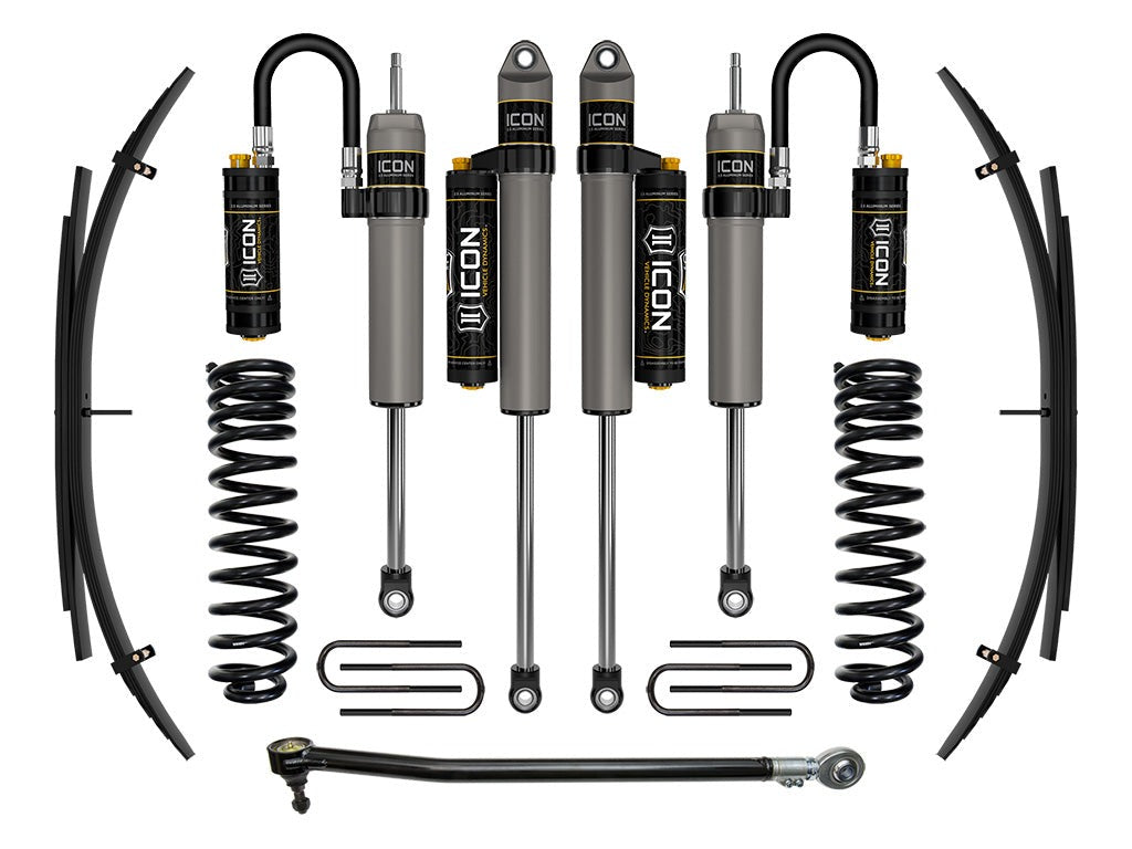 Icon 2.5" Stage 4 Suspension System w/Expansion Pack Kit for 2017-2019 Ford F250 Super Duty 4WD Diesel