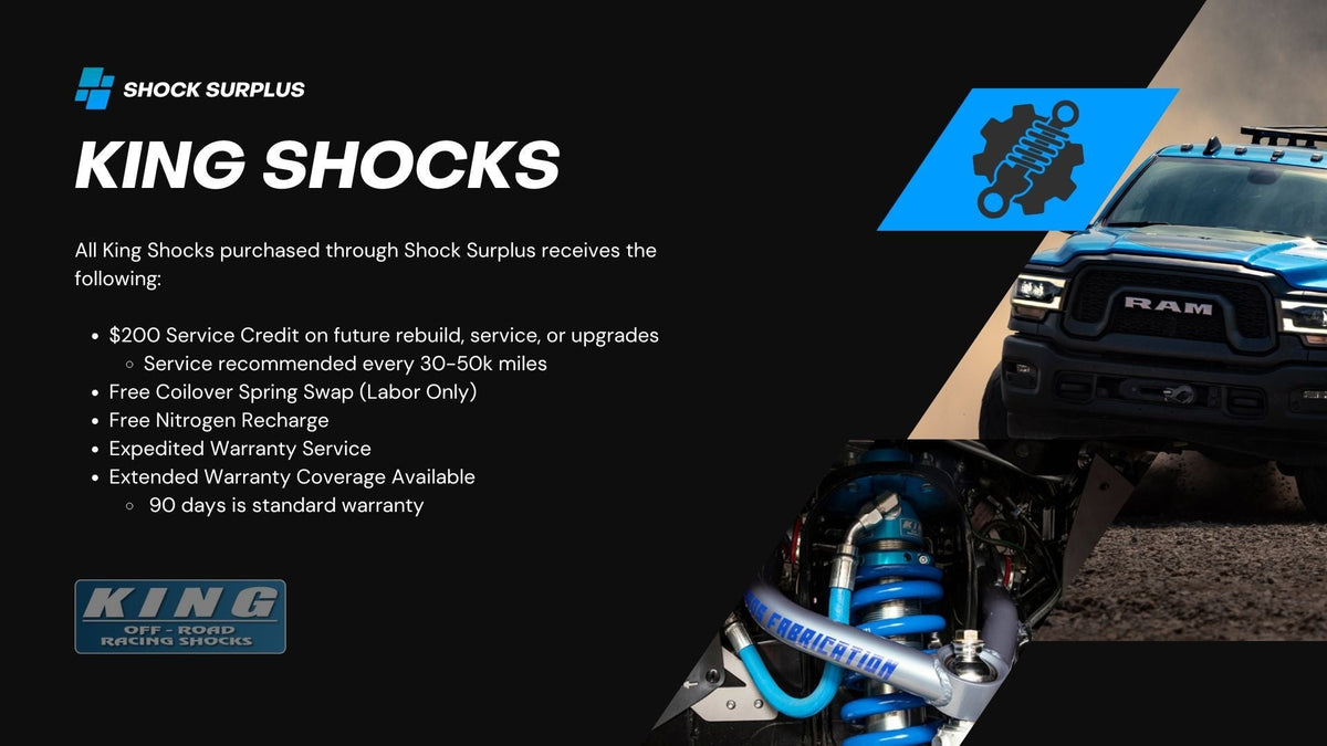 King Shocks 2.5 Performance Series Shocks Set w/0-3" lift 2015-2020 Ford F-150 RWD