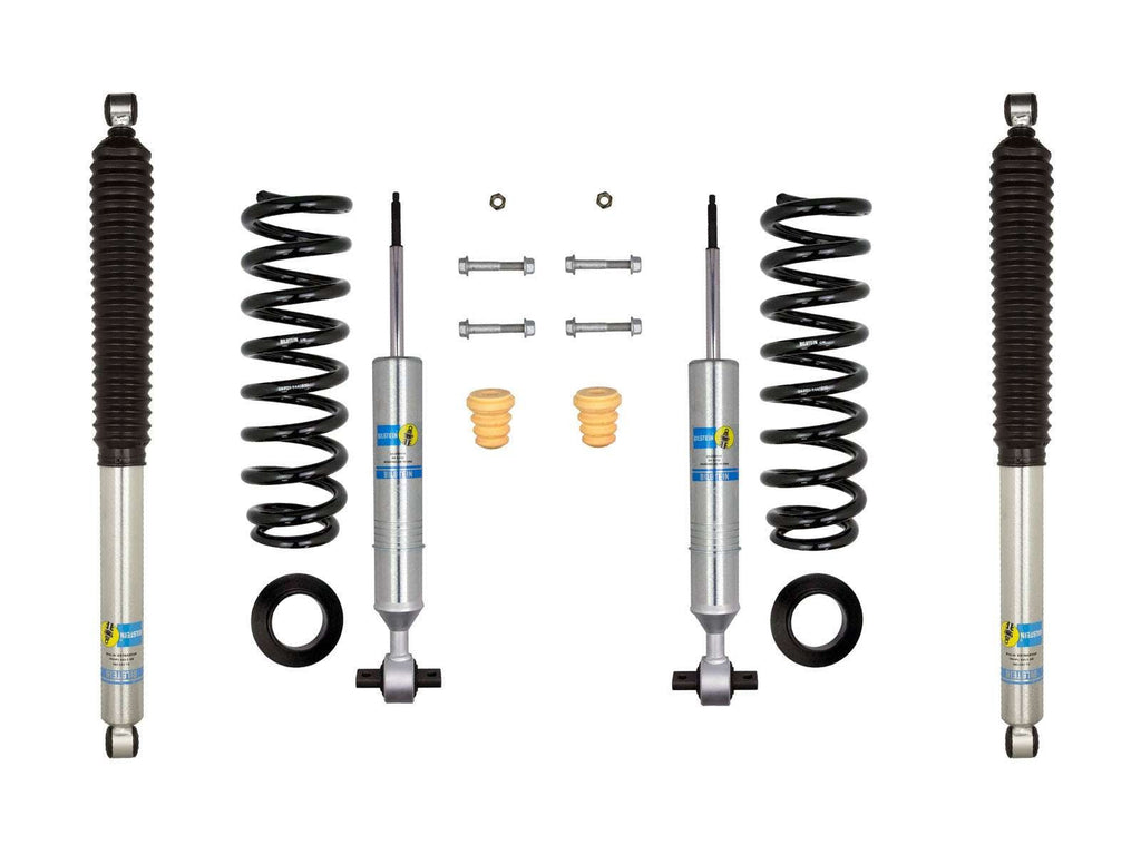 Bilstein 6112 Strut & Spring + Rear B8 5100 Shocks Set 2015-2020 Ford F-150 4WD