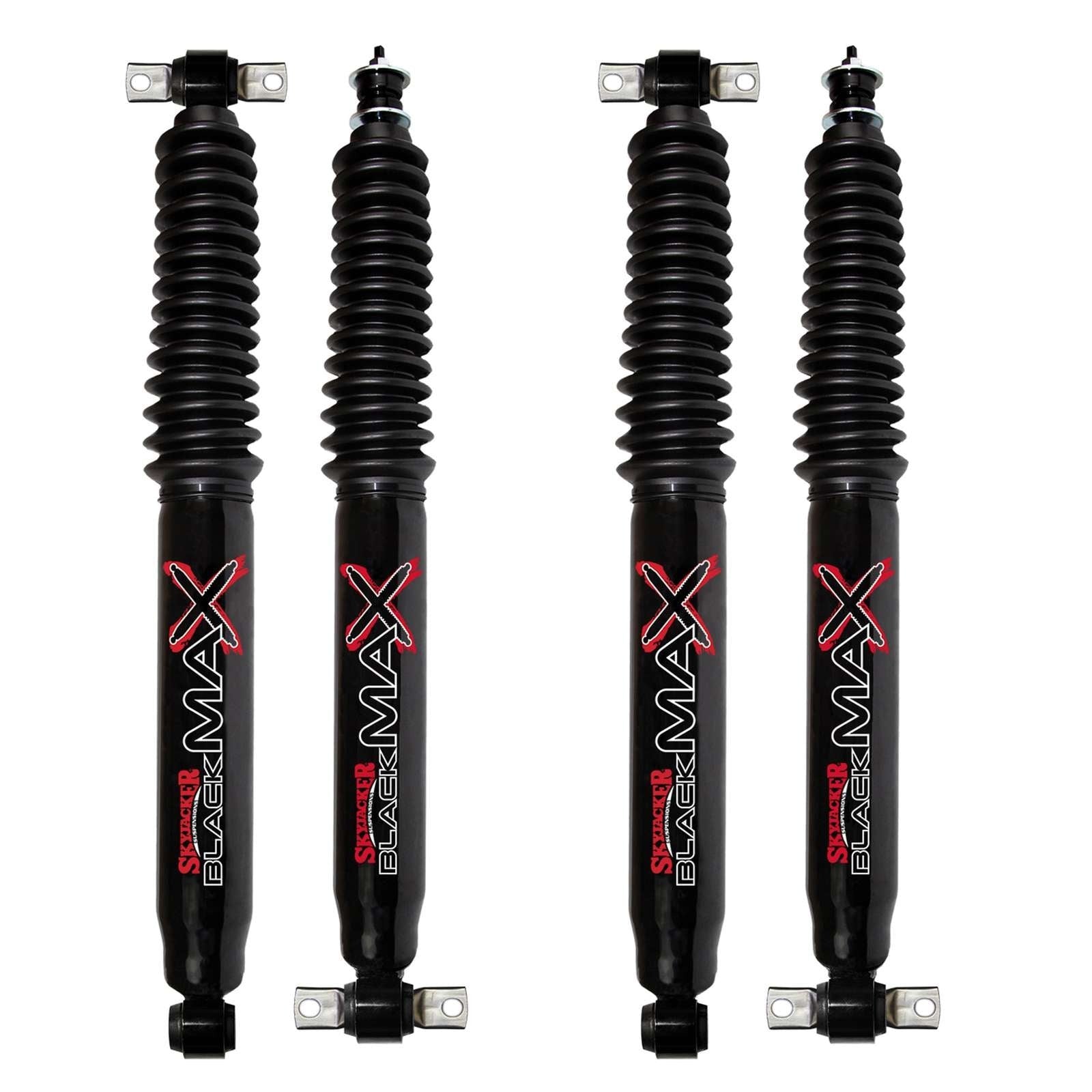 Skyjacker Black MAX Hydro Shocks Set for 1984-2001 Jeep Cherokee 4WD RWD XJ
