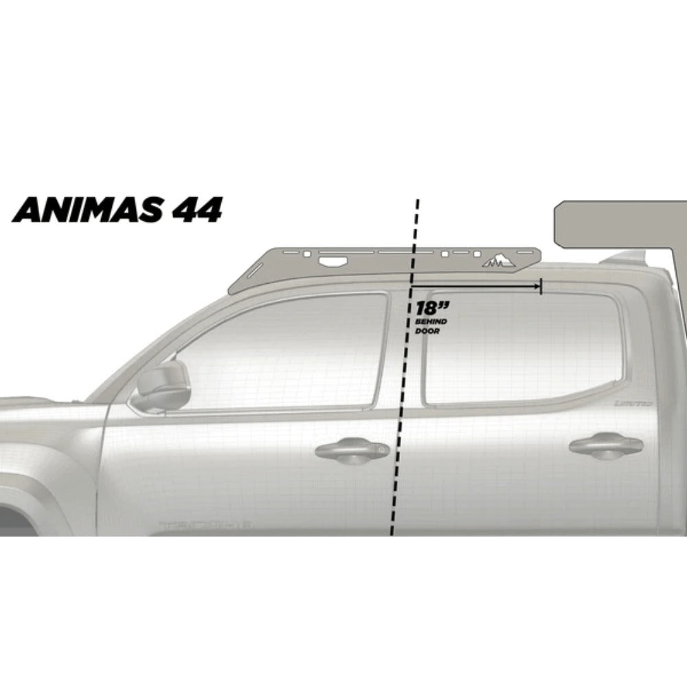 The Animas Roof Rack Fits 2005-2023 Toyota Tacoma Camper