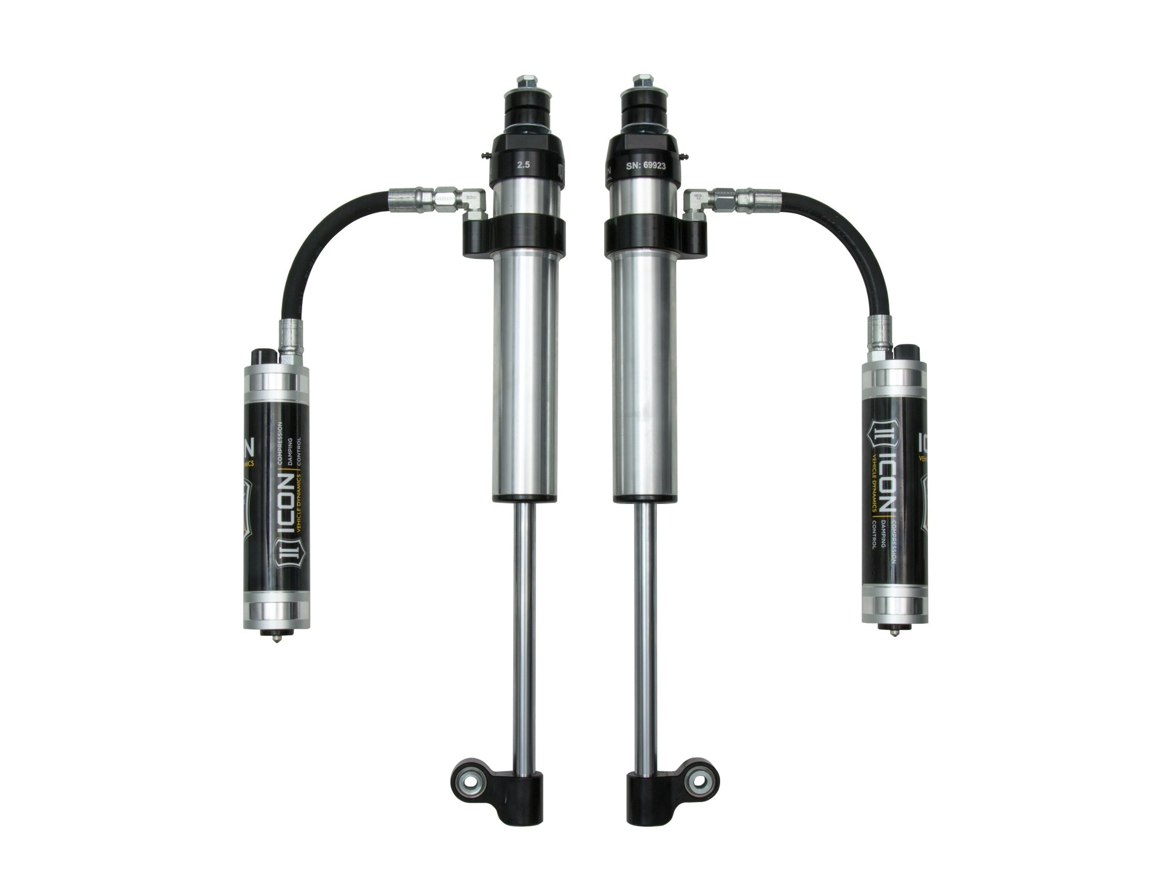 ICON 57826CP Toyota Tacoma Rear 2.5 RTX Omega RR/CDCV Shocks Pair