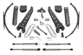 Fabtech 10" Radius Arm System w/Dirt Logic Shocks Kit for 2008-2016 Ford F250 Super Duty 4WD w/10" lift