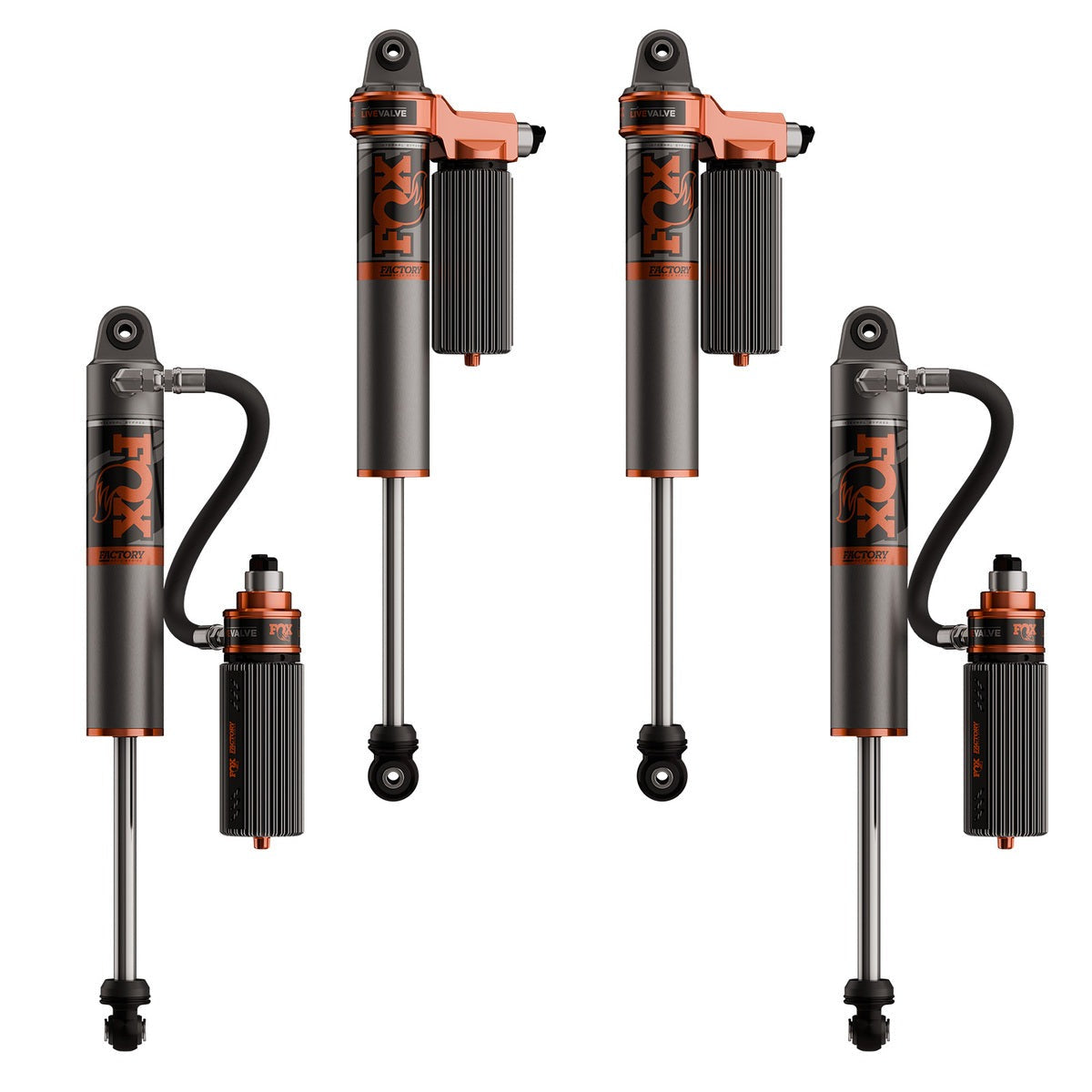FOX 883-26-158 Front and Rear Factory Race Series 3.0 Live Valve Internal Bypass Reservoir - Adjustable