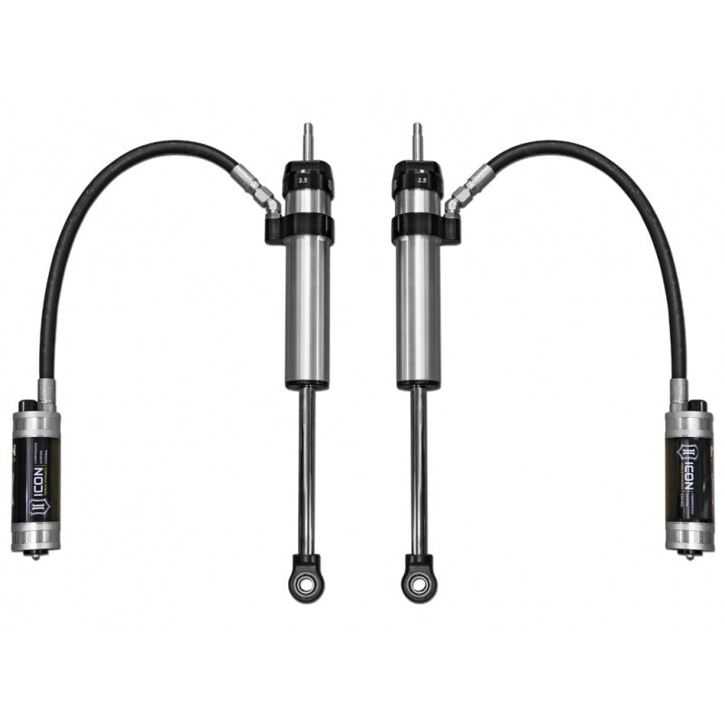 Icon 2.5 Remote Reservoir CDCV Shocks Pair for 1991-1997 Toyota Land Cruiser w/0-3" lift