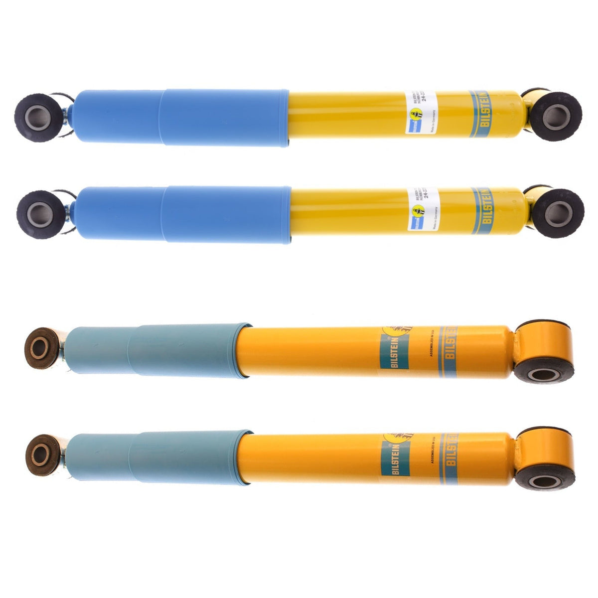 Bilstein B6 4600 Front and Rear Kit for Neway IFS Front Axle Freightliner XC