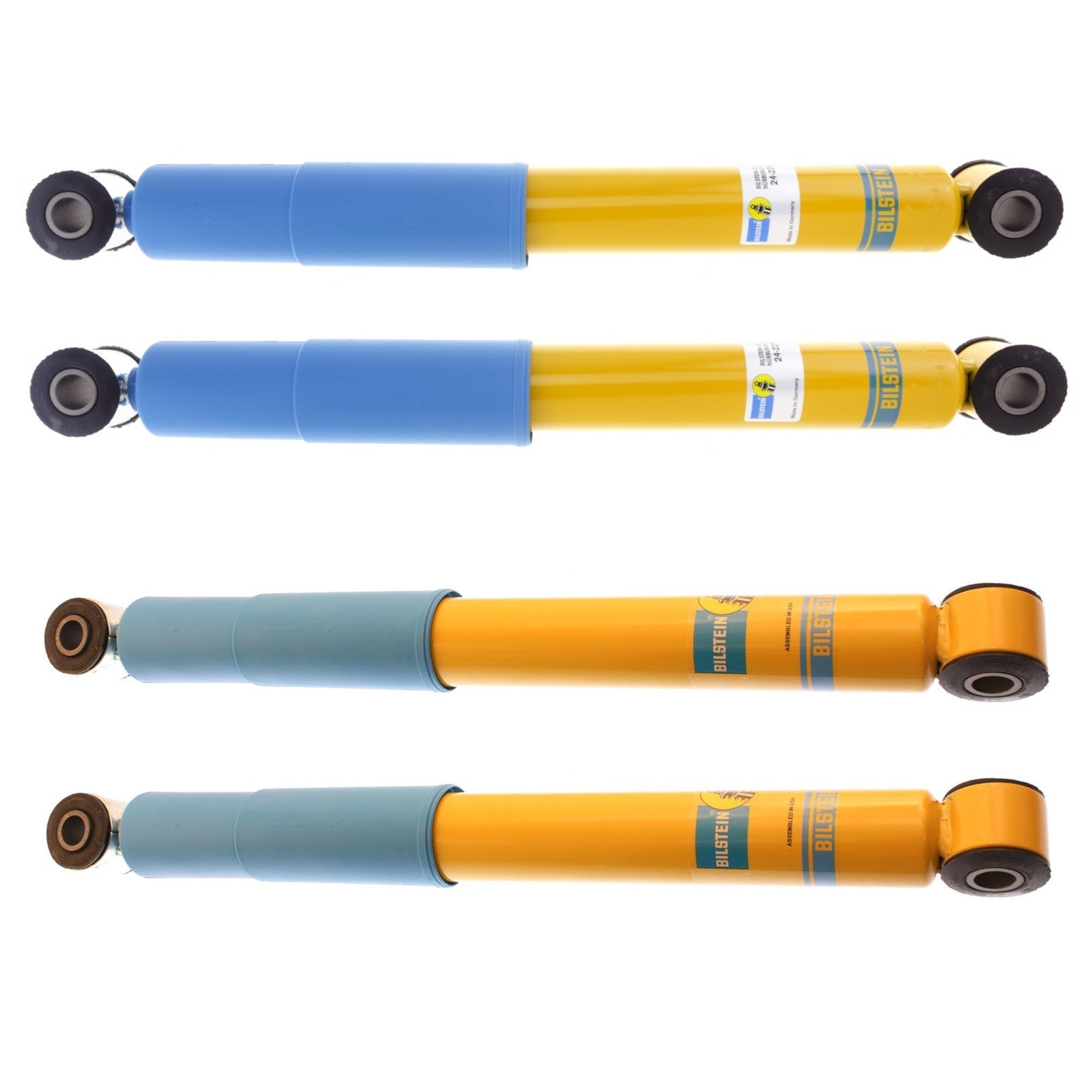 Bilstein B6 4600 Front and Rear Kit for Neway IFS Front Axle Freightliner XC