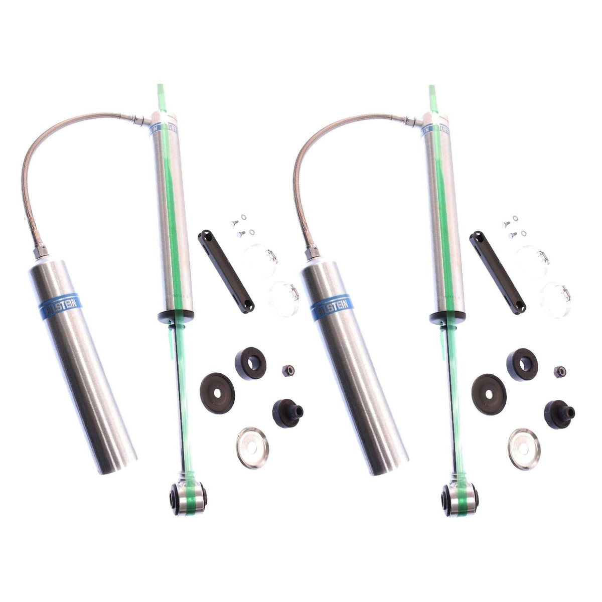 Bilstein 5160 w/ Remote Reservoir Shocks Front Pair for 2011-2013 Ram 2500 4WD w/0-3" lift