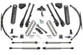 Fabtech 8" 4 Link System w/Dirt Logic Shocks Kit for 2008-2016 Ford F250 Super Duty 4WD w/8.0" lift