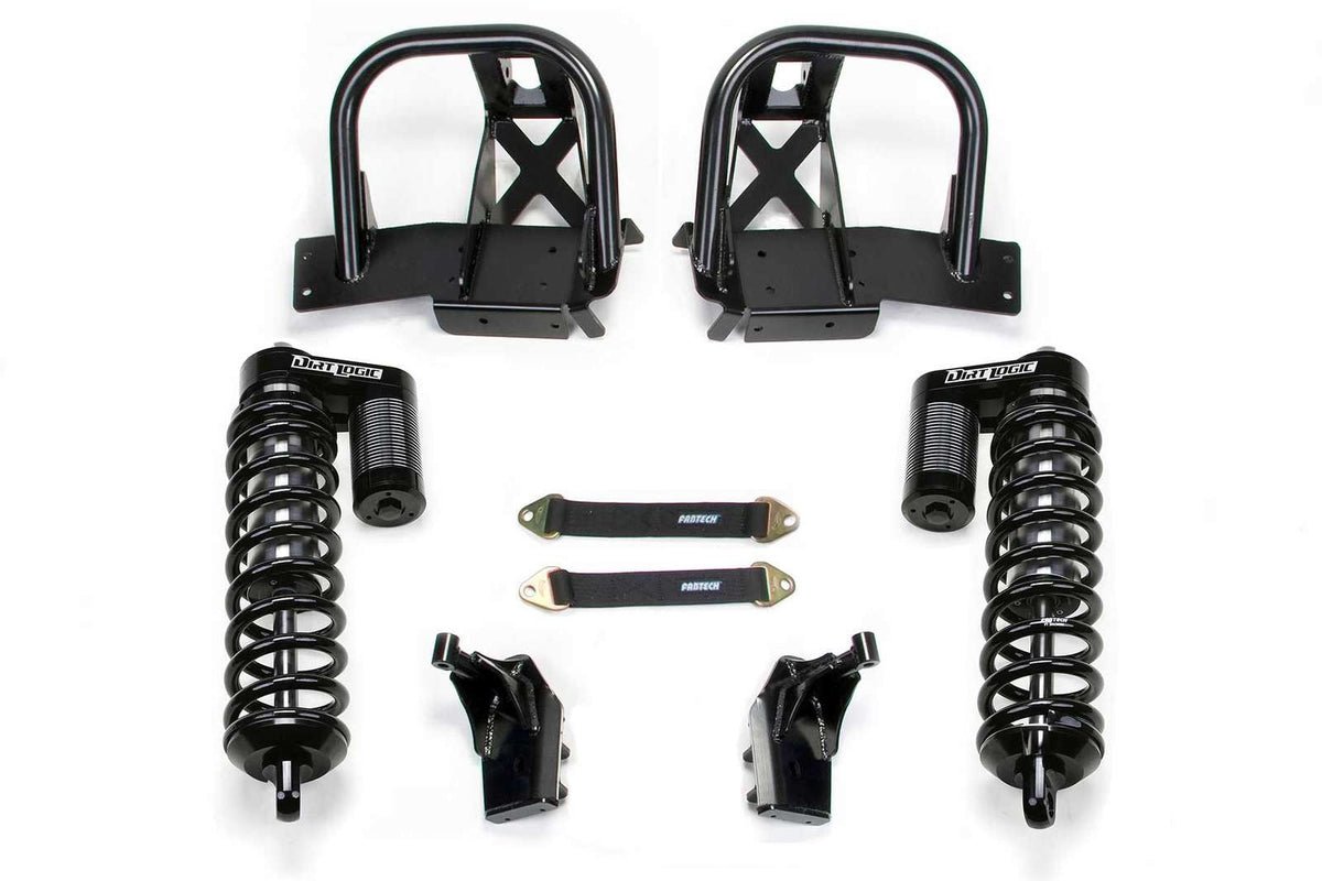 Fabtech 8" Front Dirt Logic 4.0 Coilover Conversion System Kit for 2008-2016 Ford F250 Super Duty 4WD w/8.0" lift