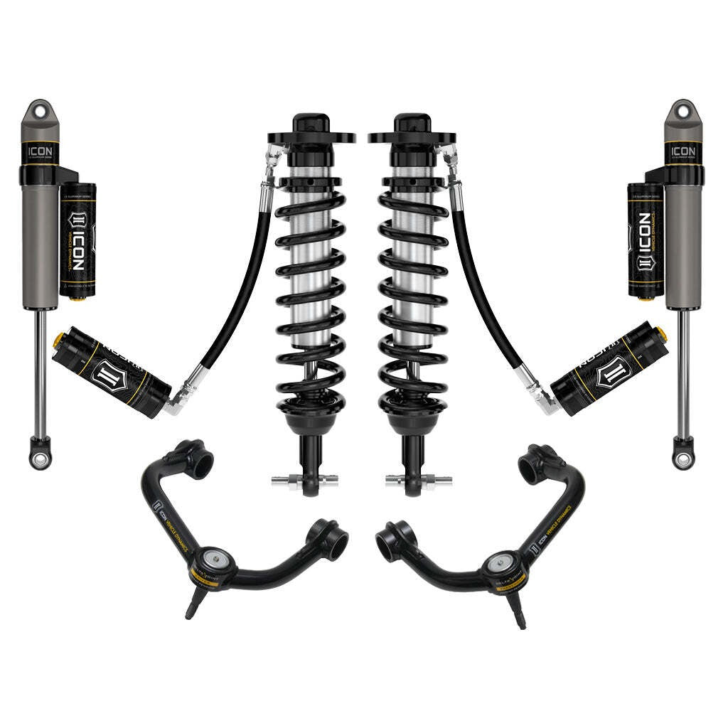 ICON K93114T Stage 4 Suspension System Tubular UCA Ford F150 4WD 0-2.75" Lift