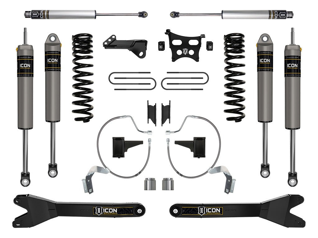 Icon 4.5" Stage 3 Suspension System w/Radius Arms Kit for 2023-2025 Ford F250 Super Duty Gas