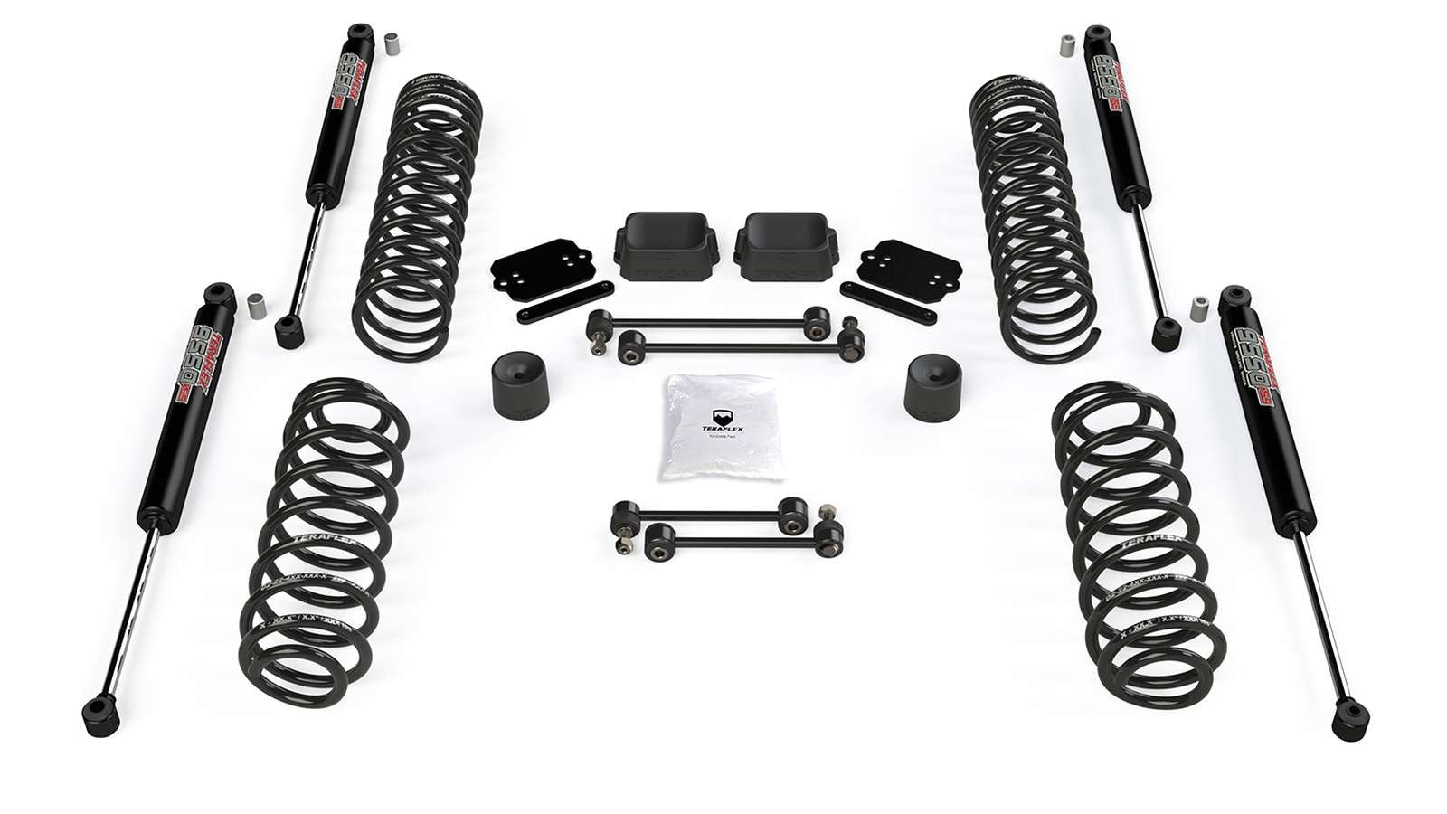 Teraflex 2.5" Lift Kit w/ 9550 VSS Twin Tube Shocks for 2018-2024 Jeep Wrangler JL 4WD