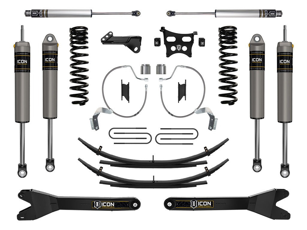 Icon 4.5" Stage 3 Suspension System w/Radius Arms + Expansion Pack Kit for 2023-2026 Ford F350 Super Duty Diesel