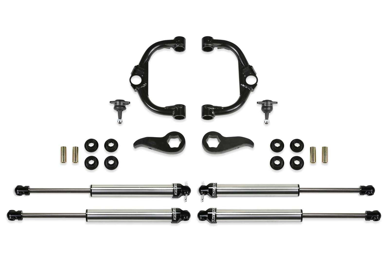 Fabtech 3.5" Ball Joint UCA Lift Kit w/Dirt Logic 2.25 Shocks for 2020-2024 GMC Sierra 2500 HD 4WD w/3.5" lift