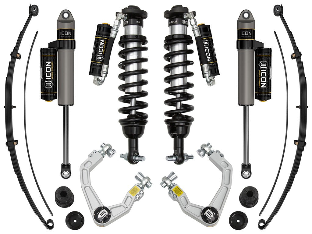 Icon 0-3.5" Stage 7 Suspension System w/Billet UCA Al Knuckle Kit for 2019-2021 Ford Ranger