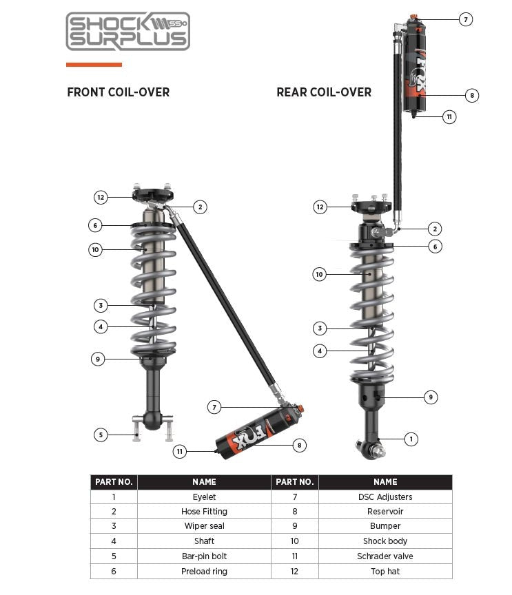 Fox 2.5 Performance Elite 3-4" Lift Kit - 2021-2026 Ford Bronco 4WD