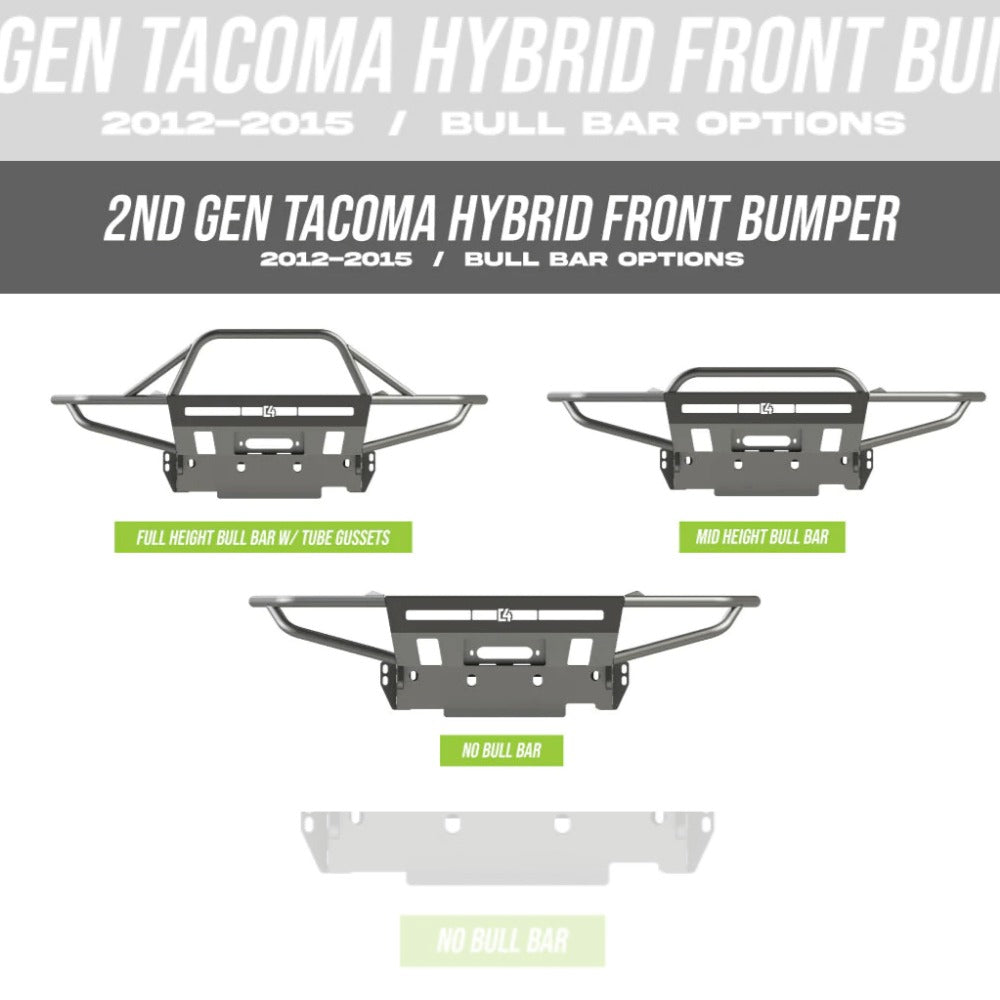 Hybrid Front Bumper Fits 2012-2015 Toyota Tacoma