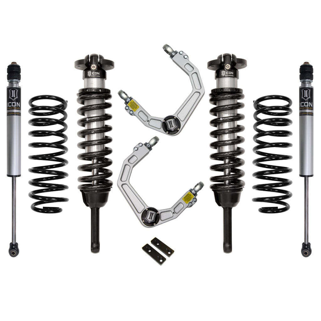 ICON K53052 Stage 2 Suspension System Billet UCA Toyota 4Runner/FJ Cruiser 0-3.5" Lift