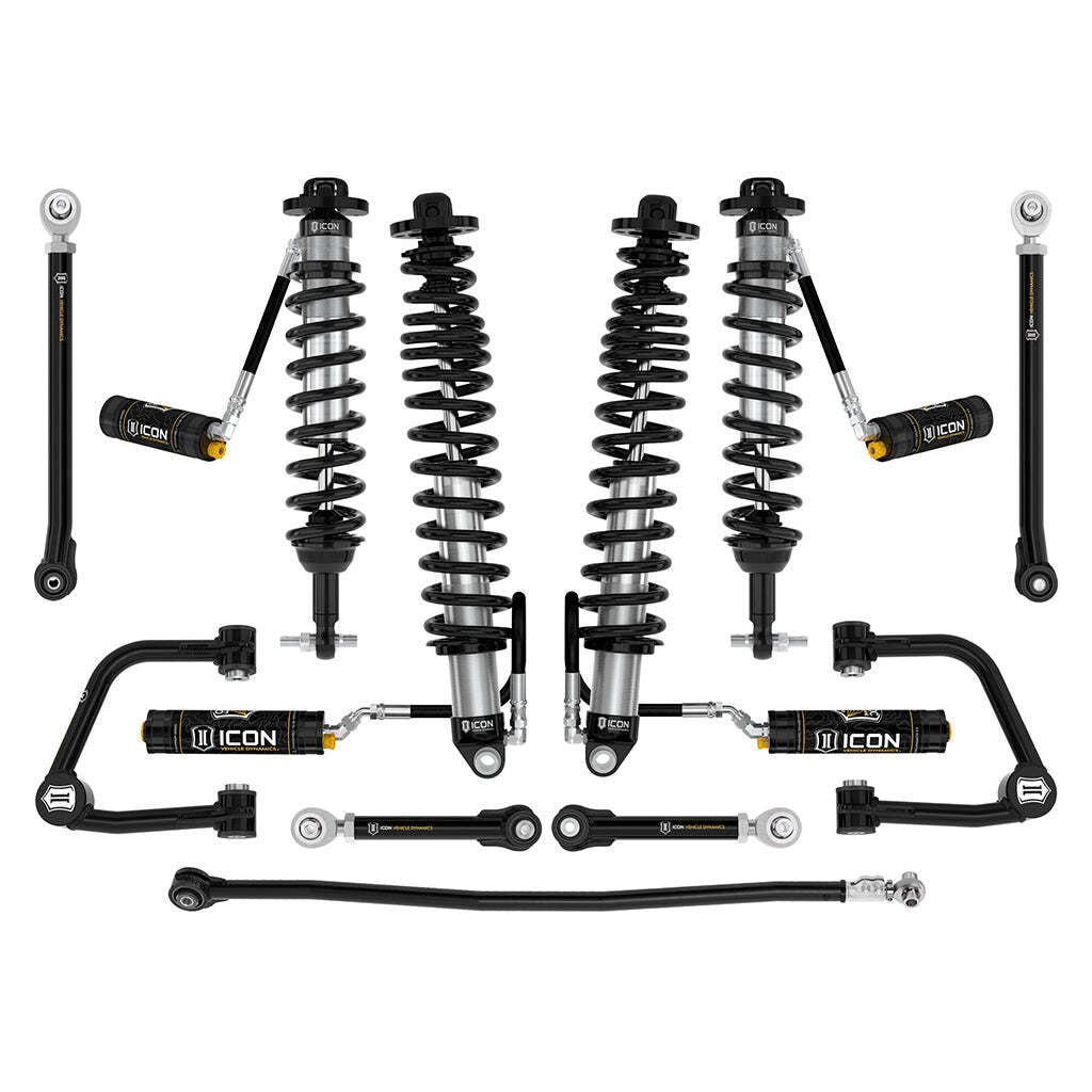 ICON K40007T Stage 7 Suspension System Tubular UCA Ford Bronco Non-Sasquatch 3-4" Lift