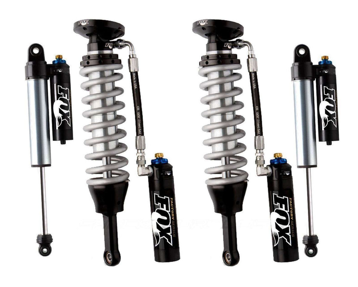 Fox 2.5 Factory Series Coilovers & Shocks w/ DSC Reservoirs Set for 2007-2021 Toyota Tundra 4WD RWD w/0-3" lift w/UCA