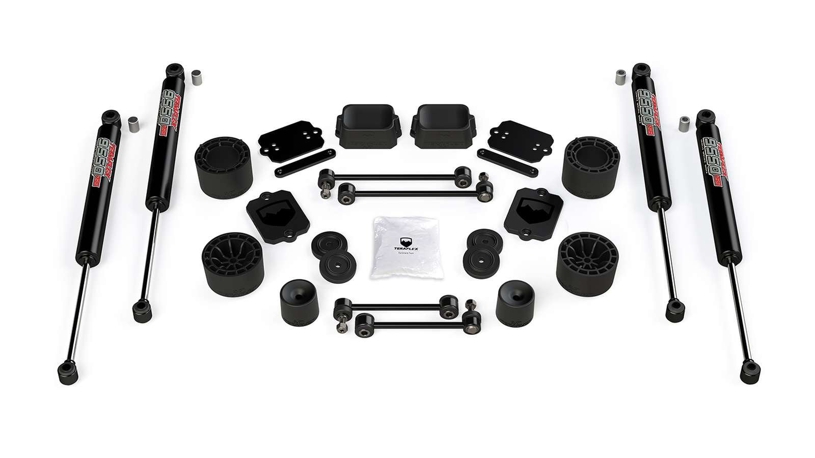 Teraflex 2.5" Performance Spacer Lift Kit w/ 9550 VSS Shocks Kit for 2018-2022 Jeep Wrangler JL 4WD