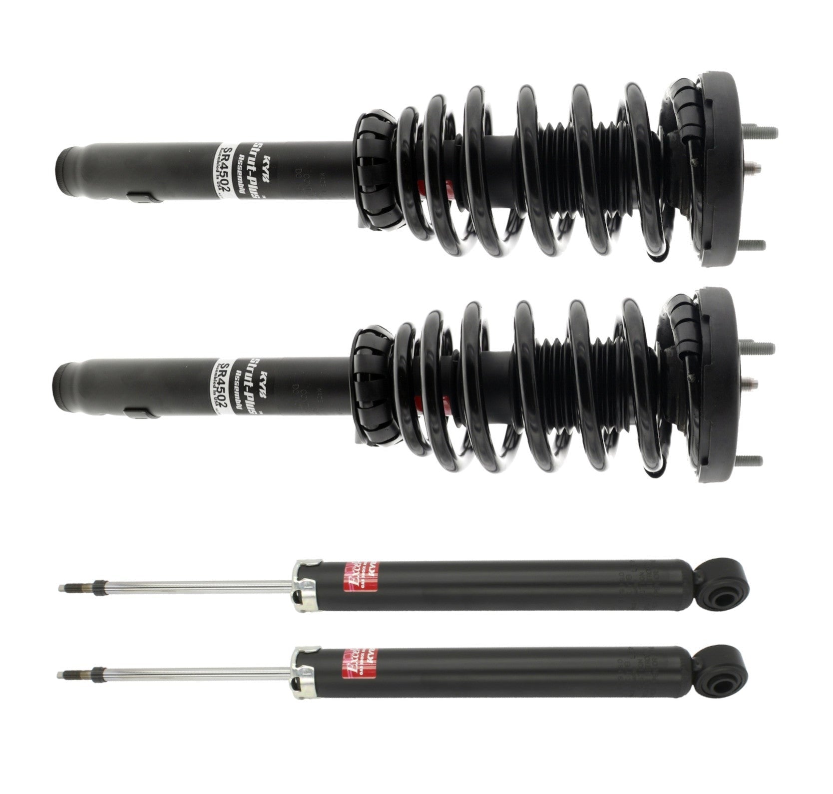 KYB Strut-Plus Front and Excel-G Rear Kit SR4502, 349060