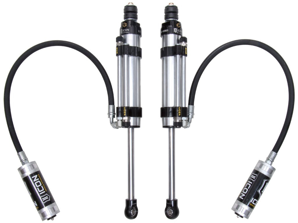Icon 2.5 Remote Reservoir Shocks Pair for 2003-2009 Lexus GX470 w/1-3" lift