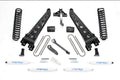 Fabtech 4" Radius Arm System w/Performance Shocks Kit for 2017-2024 Ford F250 Super Duty 4WD w/4" lift