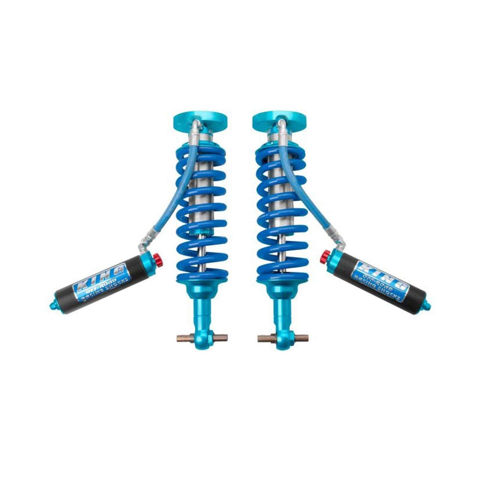 King Shocks 2.5 Performance Coilovers w/ Adjustable Remote Reservoir Front Pair for 2021-2023 Chevrolet Tahoe 4WD w/3" lift