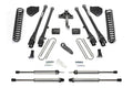 Fabtech 6" 4 Link System w/Dirt Logic Shocks Kit for 2017-2024 Ford F350 Super Duty 4WD w/6" lift