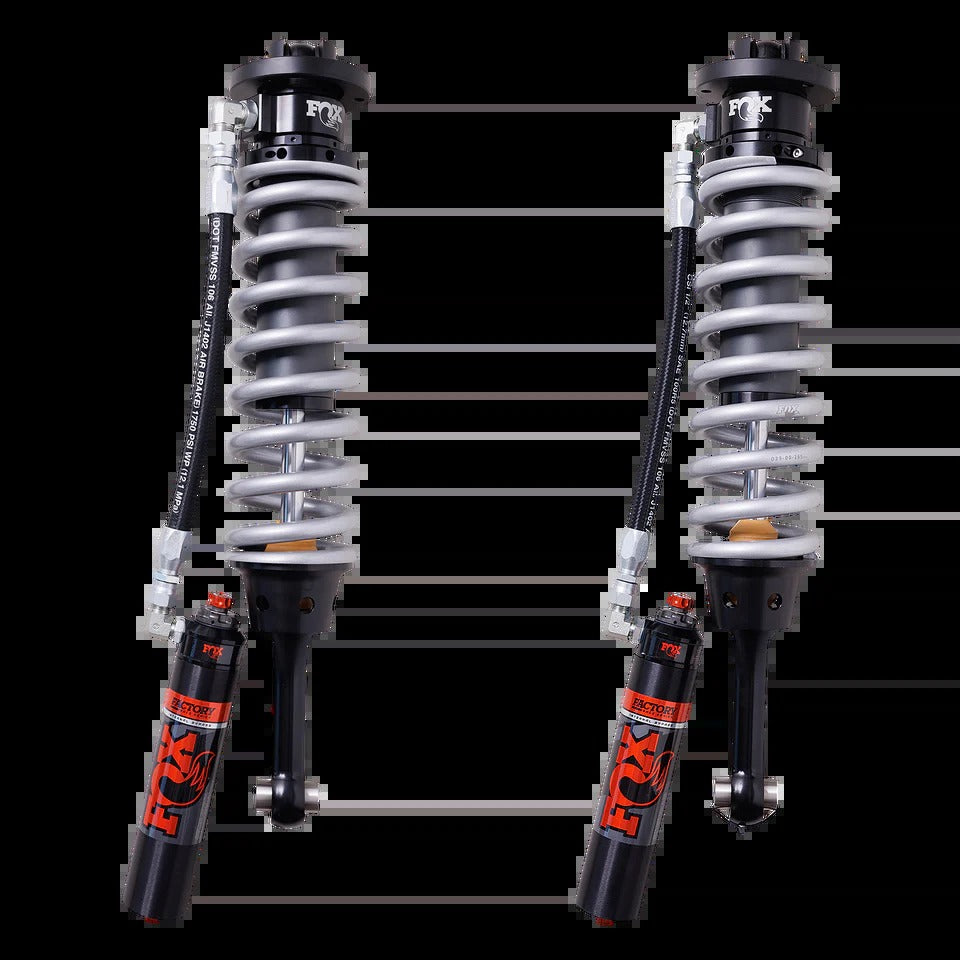 Fox 883-06-233 Front Factory Race 3.0 Internal Bypass Coil-Over Reservoir Shock Pair -Adjustable