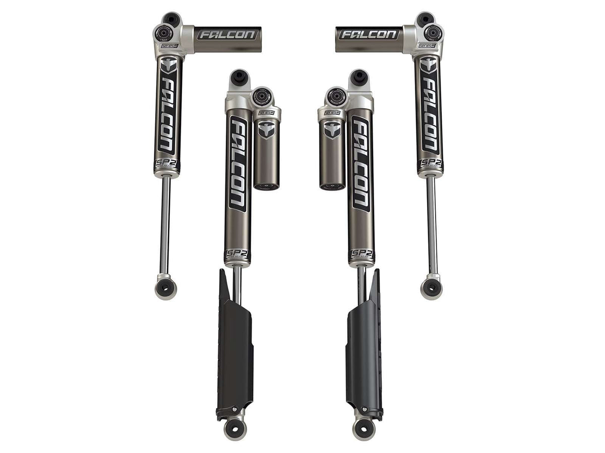 Teraflex Falcon SP2 3.1 Piggyback Shocks Set for 2018-2026 Jeep Wrangler JL 4WD