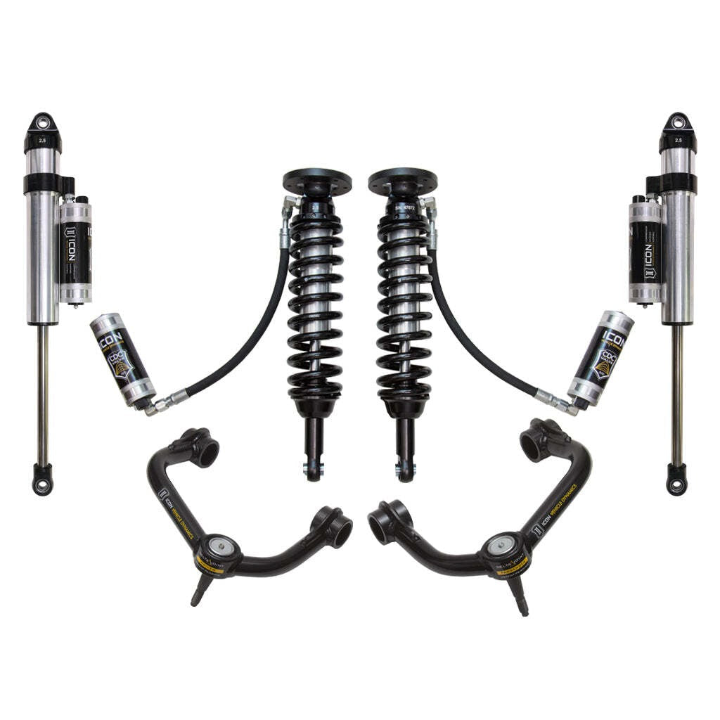 ICON K93005T Stage 5 Suspension System Tubular UCA Ford F150 4WD 1.75-2.63" Lift