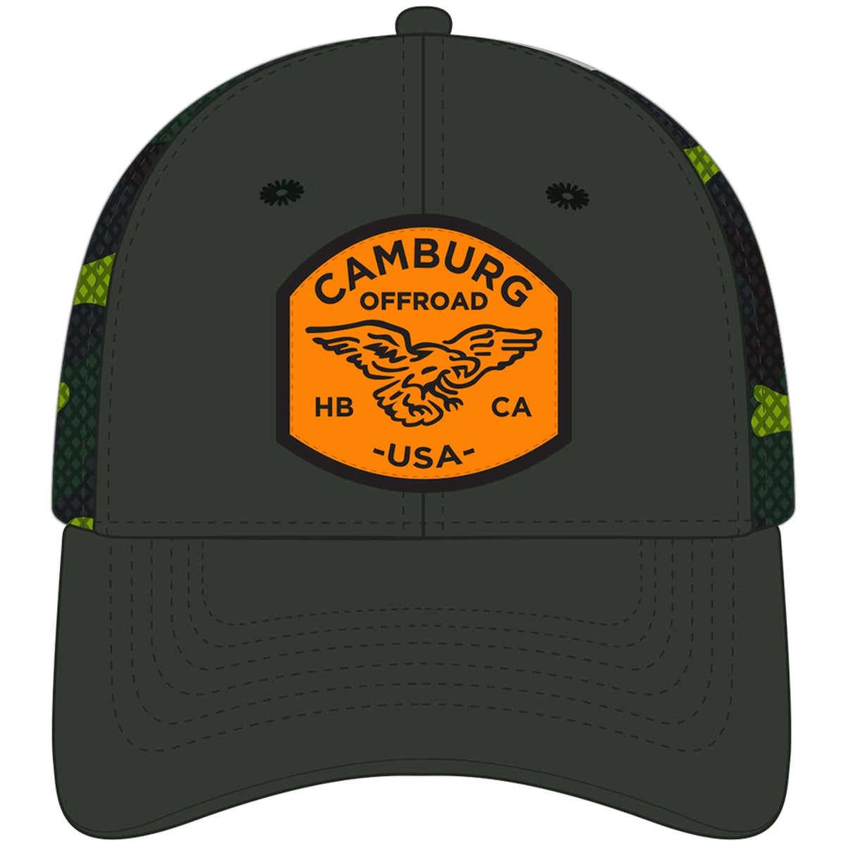 Camburg Eagle Trucker Hat (Grn/Camo)
