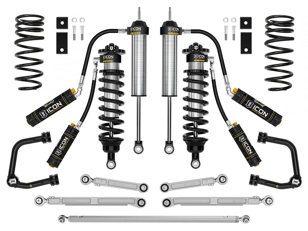 Icon 3-4.25" Stage 2 3.0 Suspension System CDCV Tubular Kit for 2023-2025 Toyota Sequoia 4WD