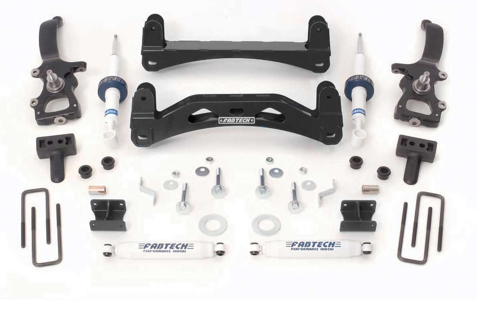 Fabtech 6" Basic System w/Performance Shocks Kit for 2004-2008 Ford F150 RWD w/6" lift