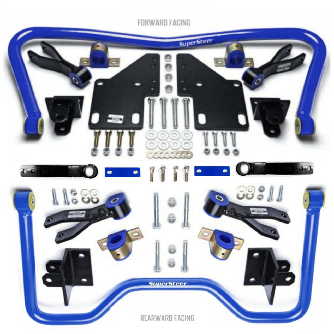 SuperSteer SS289 Rear Dual Aux Sway Bar Kit Ford F53 V10 20-22K