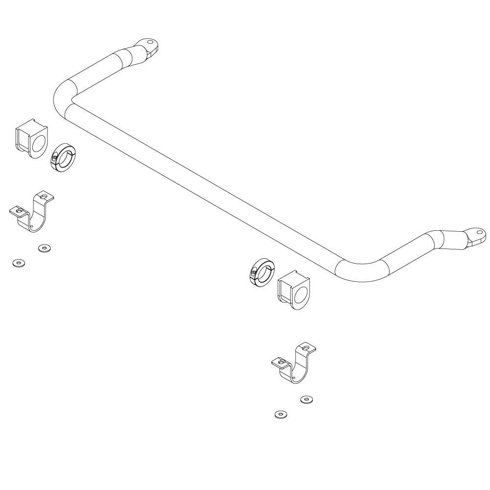 Roadmaster 1139-179SP2 Front Sway Bar Kit