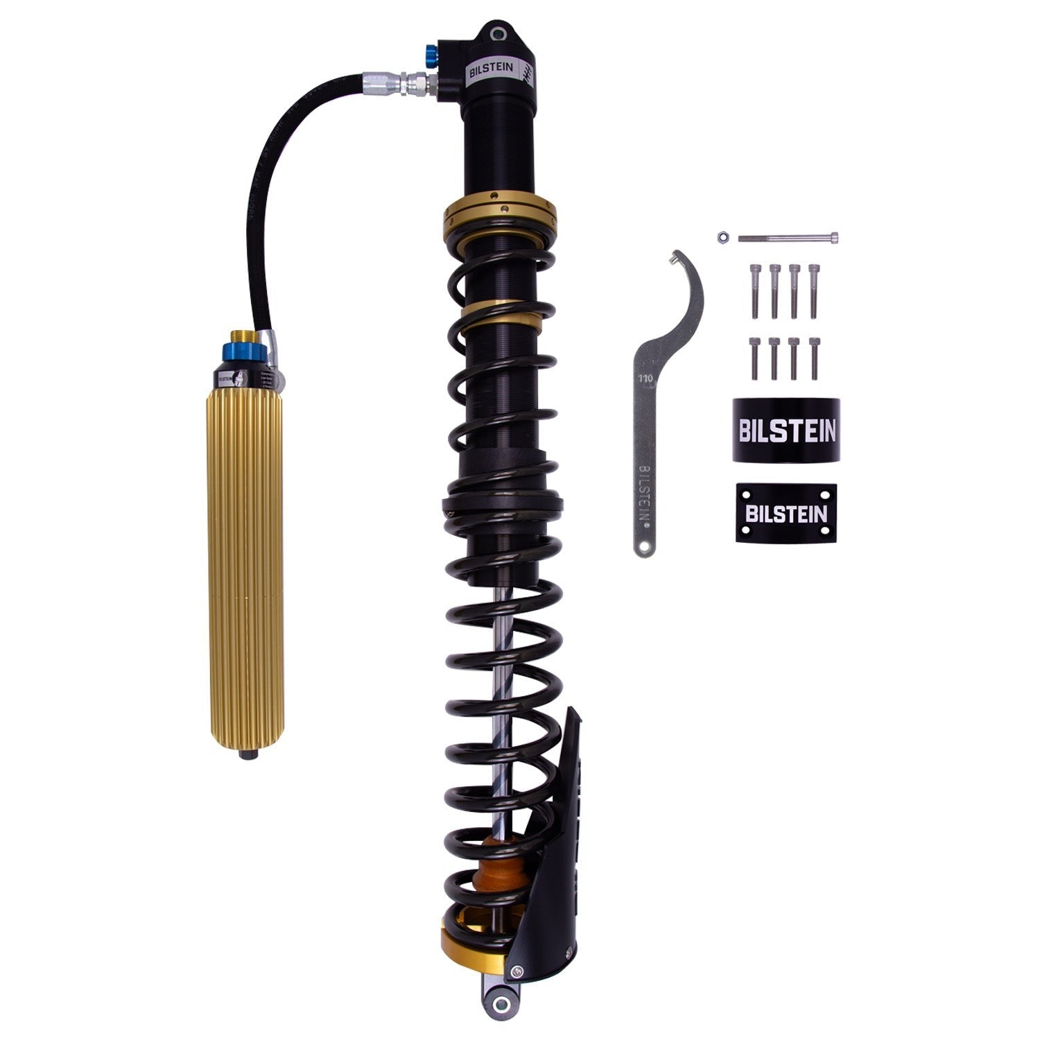 Bilstein 41-330623 Rear Right Black Hawk Powersports Suspension Shock Absorber and Coil Spring Assembly Can-Am Maverick X3