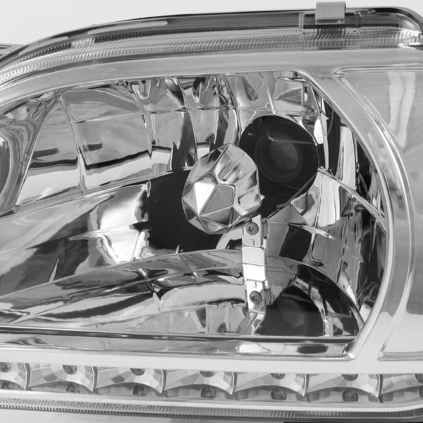 1 Piece Crystal Headlights Fits 2001-2004 Toyota Tacoma