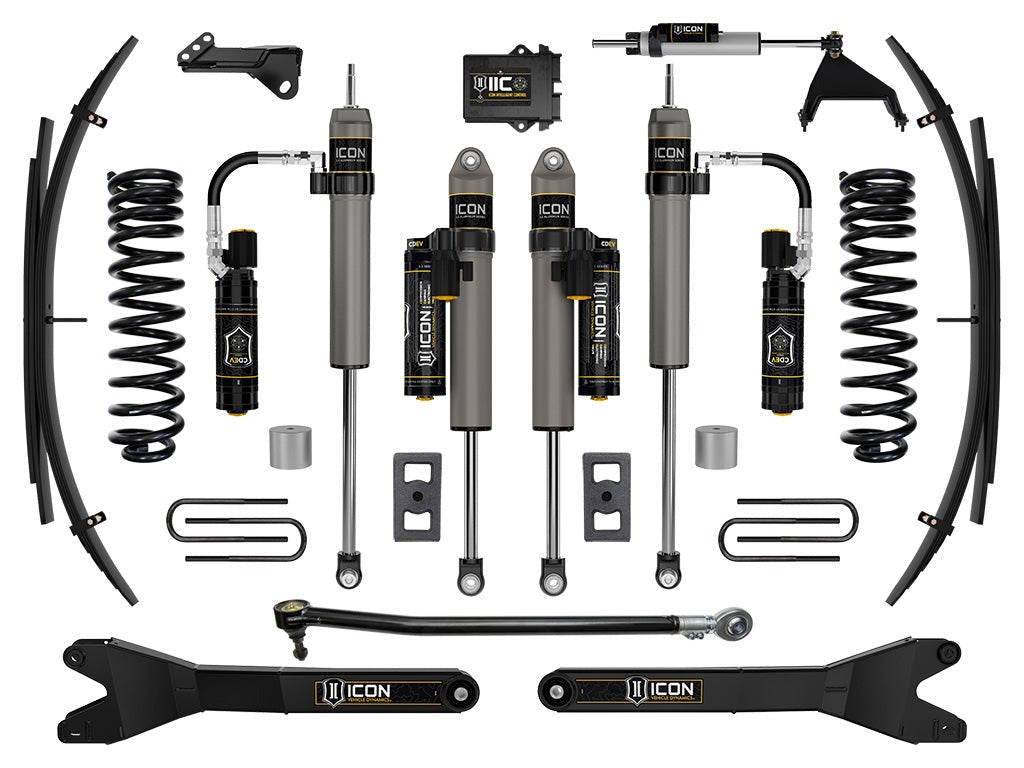 Icon 2.5" Stage 6 Suspension System w/Radius arm & Expansion Pack Kit for 2023-2026 Ford F350 Super Duty Diesel