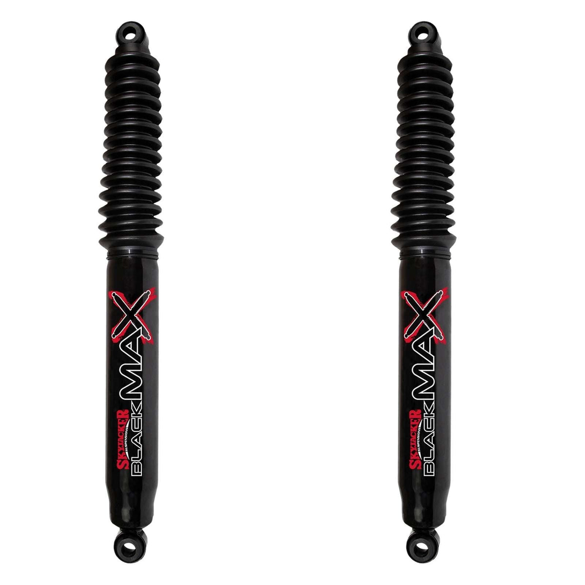 Skyjacker Black MAX Hydro Shocks Rear Pair for 2014-2018 Chevrolet Silverado 1500 4WD RWD