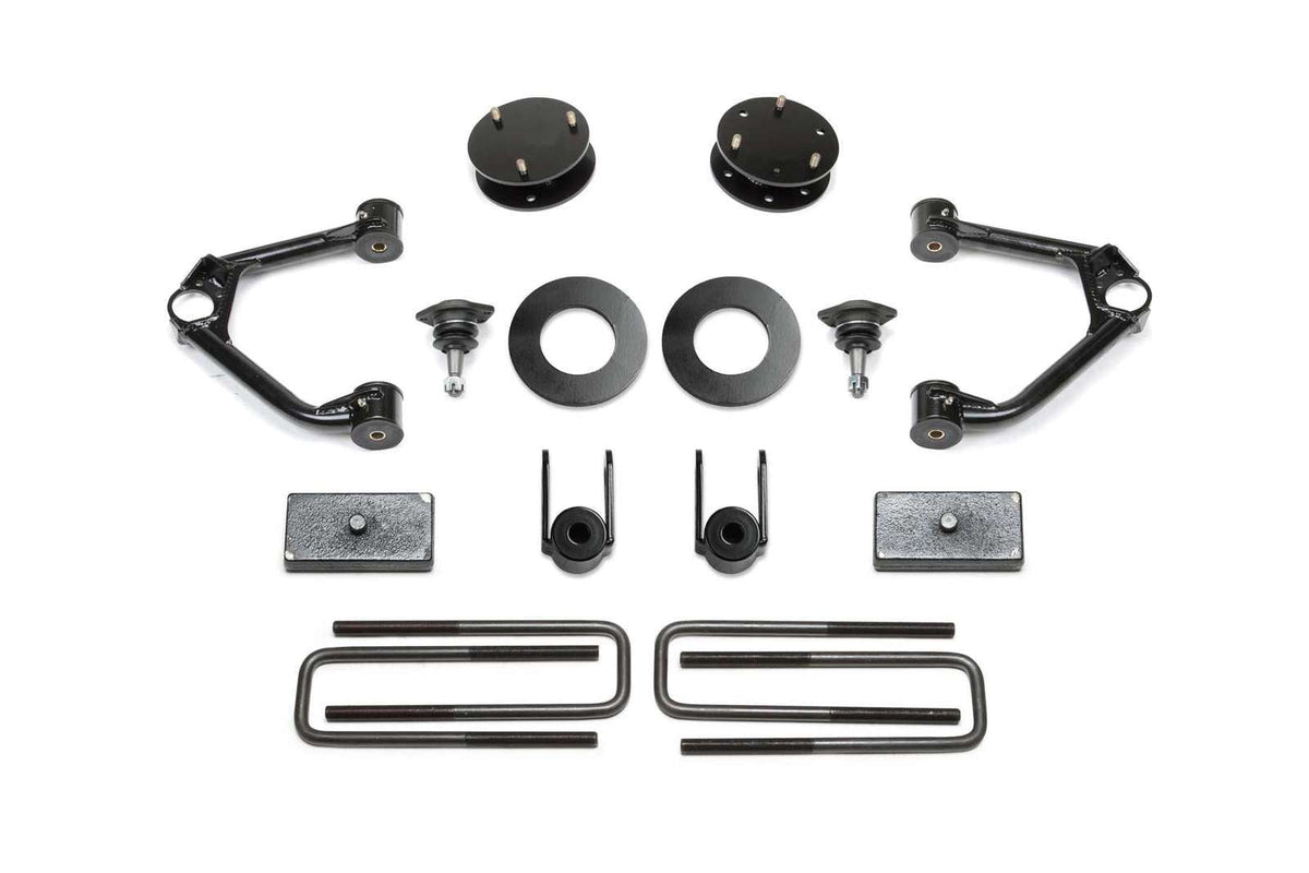 Fabtech 3" Ball Joint UCA Lift Kit w/Factory Adaptive Ride Control for 2019-2024 GMC Sierra 1500 4WD w/3" lift