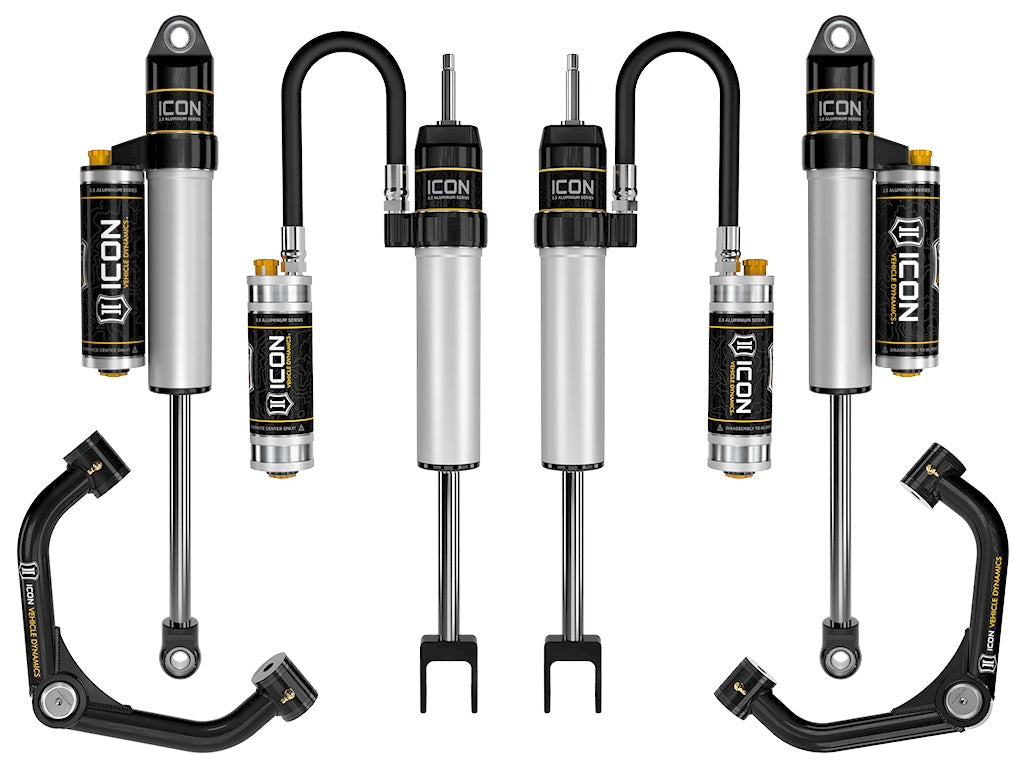 Icon 0-2" Suspension System Stage 3 Tubular Kit for 2020-2024 GMC Sierra 3500 HD 4WD RWD