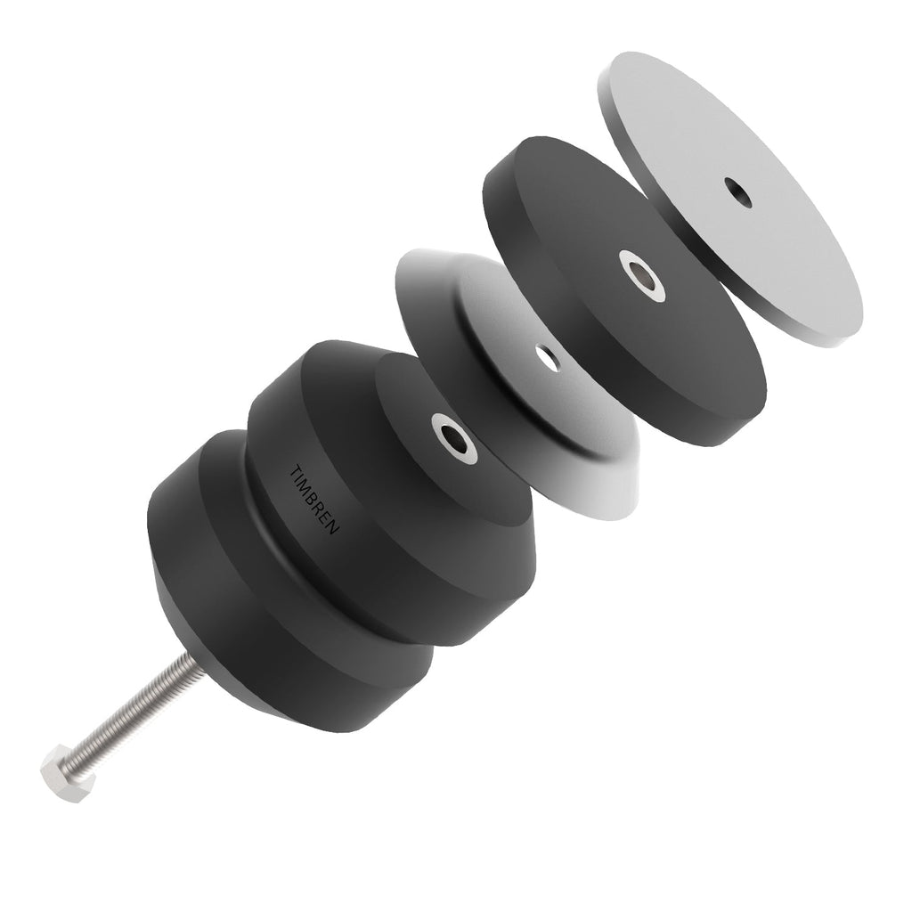 Timbren ABSFRRGR Rear Active Off-Road Bumpstops 3000 lb Overload Spring