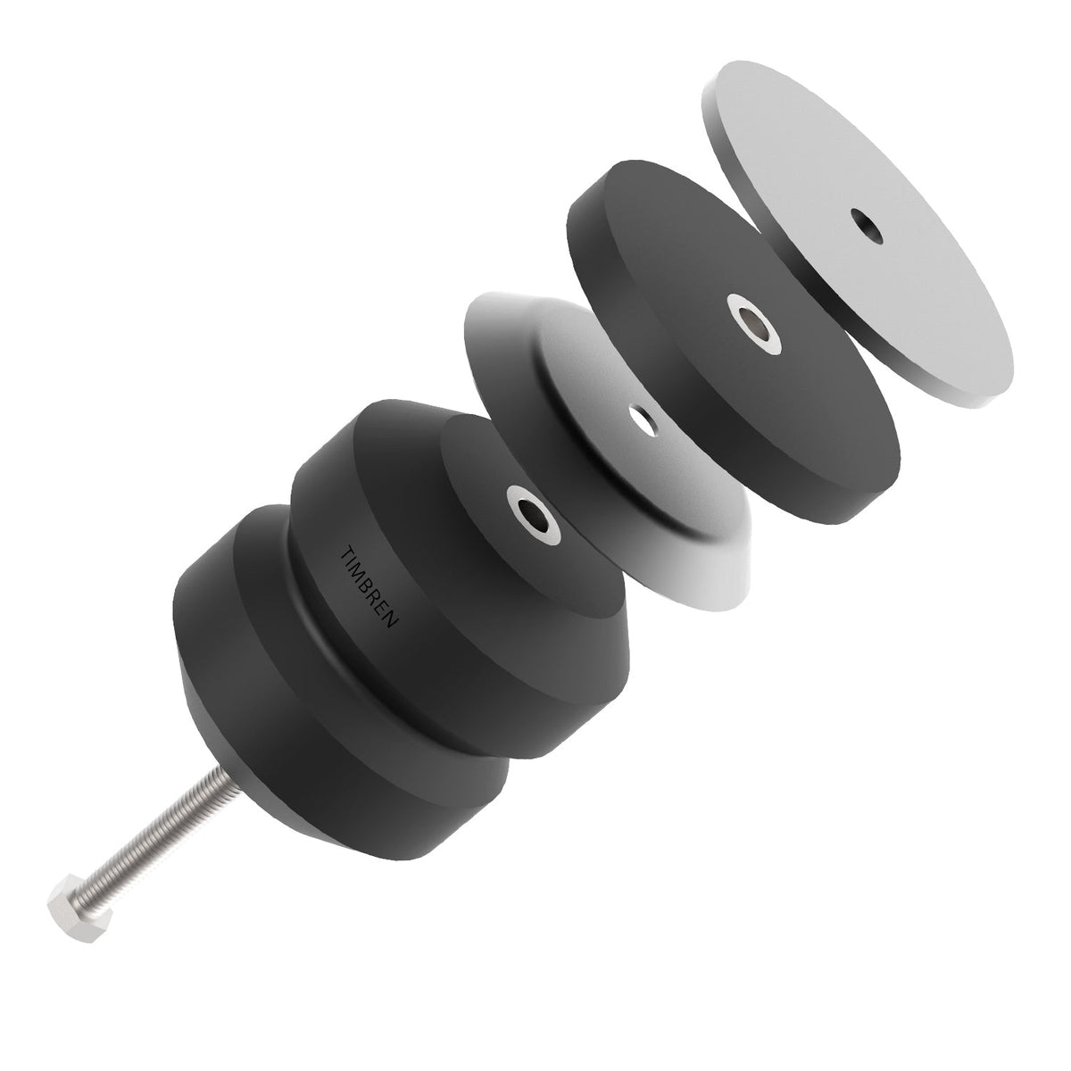 Timbren ABSFRRGR Rear Active Off-Road Bumpstops 3000 lb Overload Spring