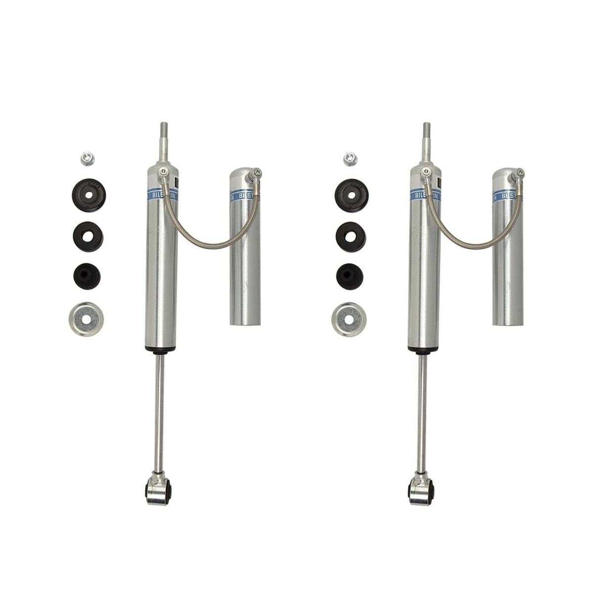 Bilstein 5160 w/ Remote Reservoir Shocks Front Pair for 2005-2016 Ford F250 Super Duty 4WD w/2-3" lift