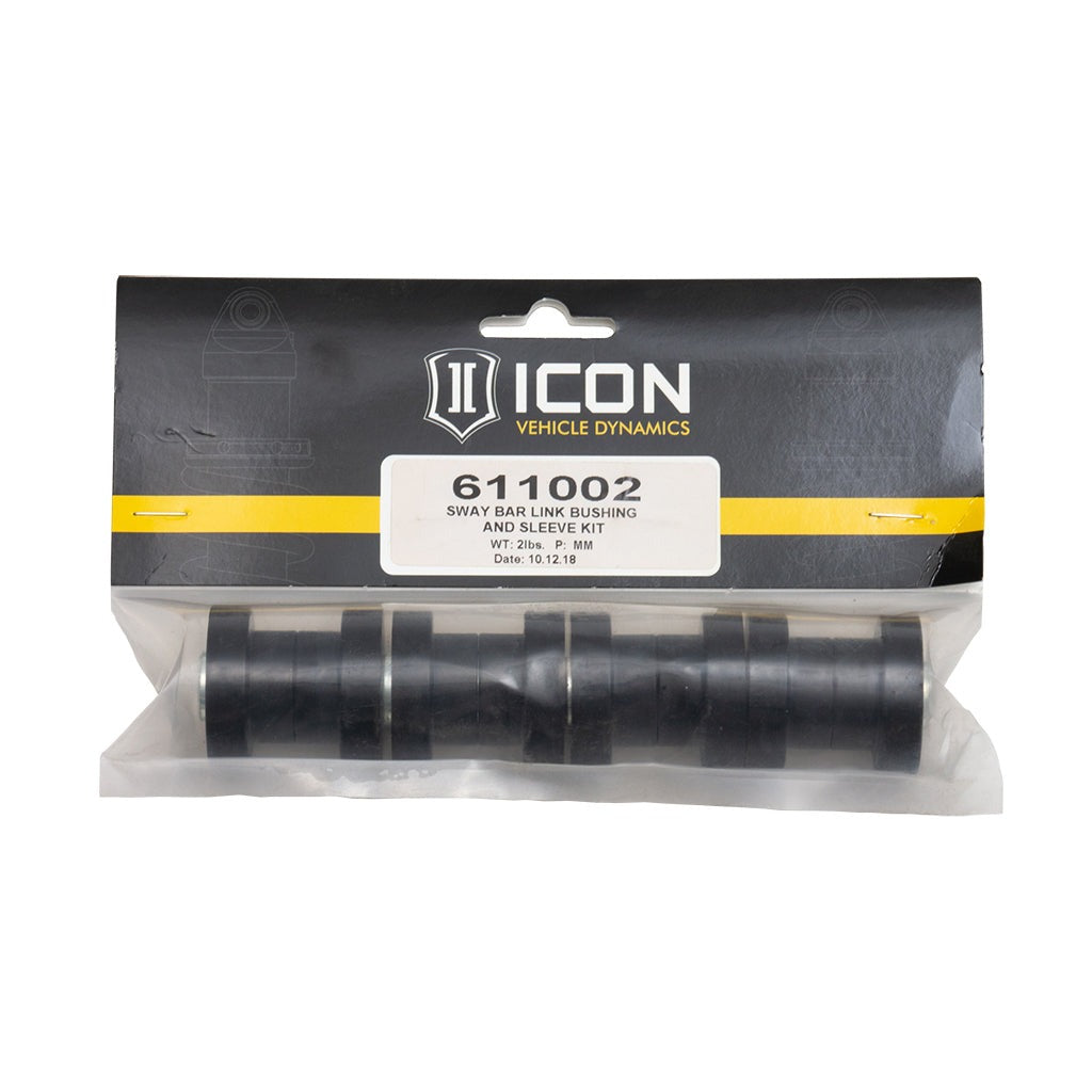 ICON 611002 Ford F250/F350 & Jeep JK/JL Sway Bar Link Bushing & Sleeve Kit