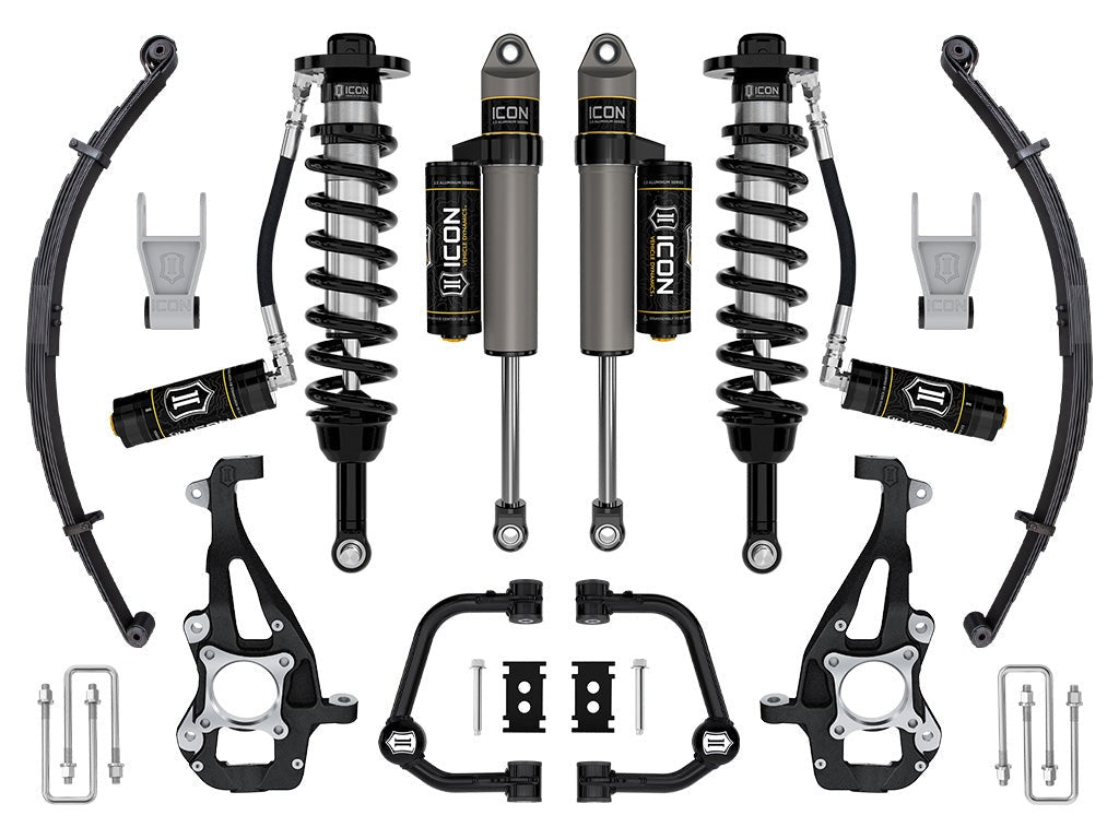 Icon 3.5-4.5" Lift Kit (Stage 3 w/ UCA / Leafs) for 2021-2026 Ford F150